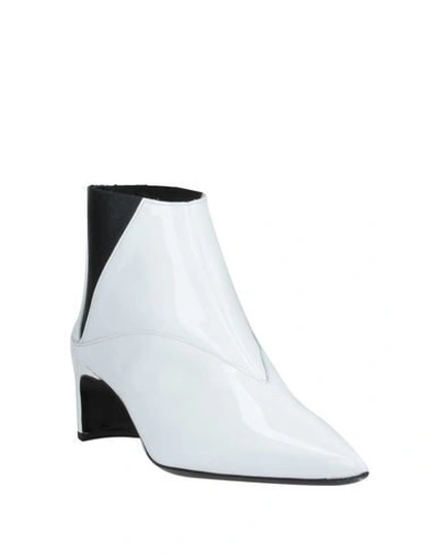 Shop Mcq By Alexander Mcqueen Ankle Boots In White