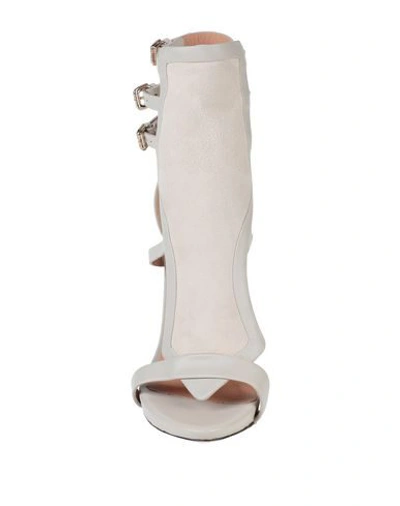 Shop Nina Ricci Sandals In Light Grey
