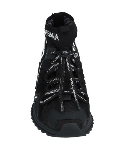 Shop Dolce & Gabbana Woman Sneakers Black Size 4 Soft Leather, Textile Fibers
