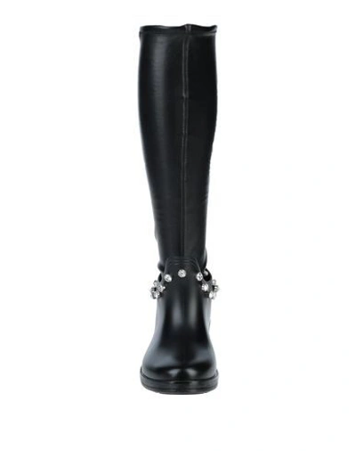 Shop Marco De Vincenzo Knee Boots In Black