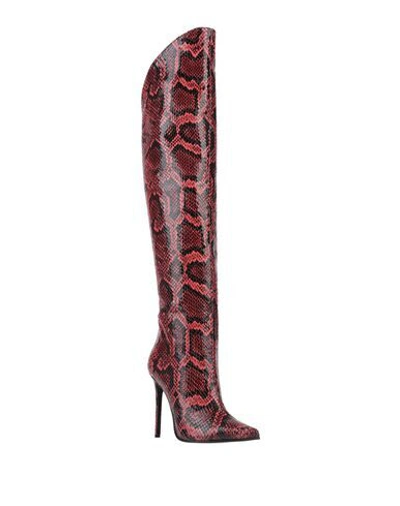 Shop Aldo Castagna Boots In Red