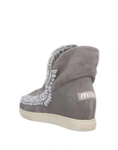 Shop Mou Ankle Boots In Grey