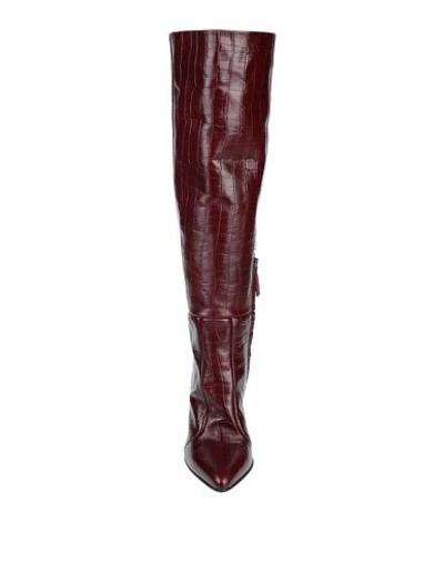 Shop Archive Boots In Maroon