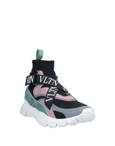 Shop Valentino Sneakers In Black