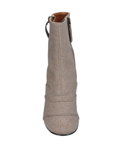 Shop Chloé Ankle Boots In Grey