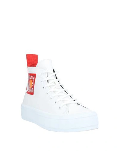 Shop Kenzo Sneakers In White