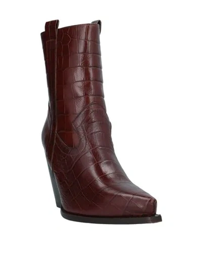 Shop Poesie Veneziane Ankle Boots In Brown