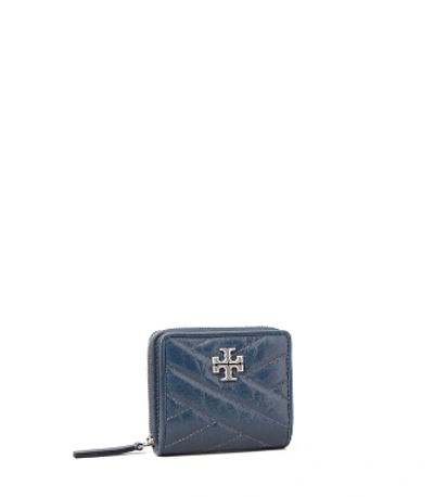 Only 79.20 usd for Tory Burch Kira Chevron Powder Coated Bi-Fold Wallet  Online at the Shop