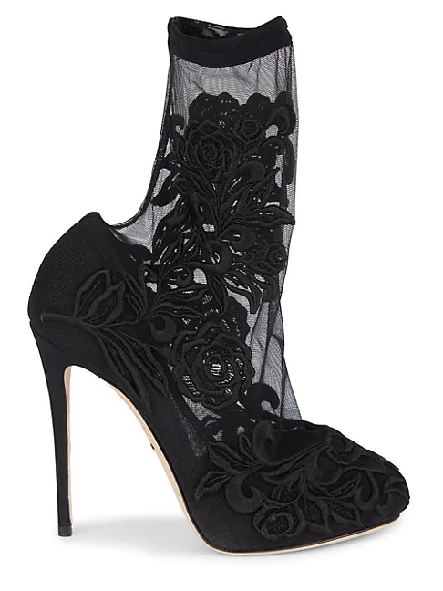 dolce and gabbana lace boots