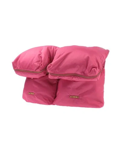 Shop Jacquemus Backpack & Fanny Pack In Fuchsia