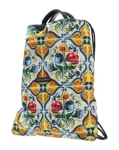 Shop Dolce & Gabbana Backpack & Fanny Pack In White