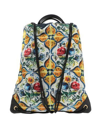 Shop Dolce & Gabbana Backpack & Fanny Pack In White