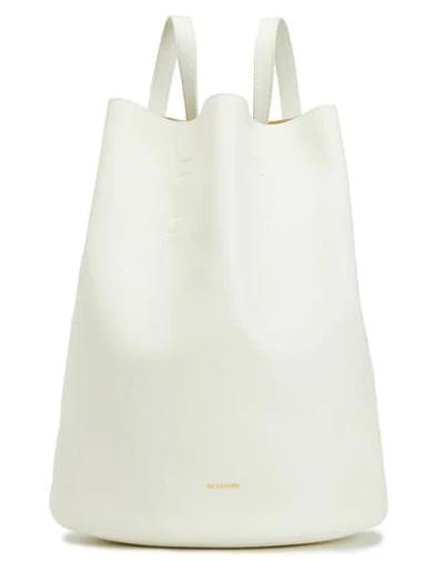 Shop Jil Sander Backpack & Fanny Pack In Ivory