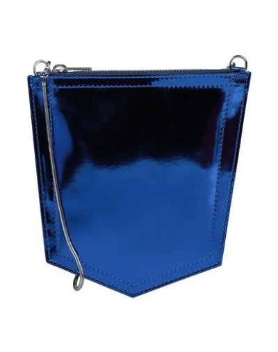 Shop Mm6 Maison Margiela Cross-body Bags In Blue