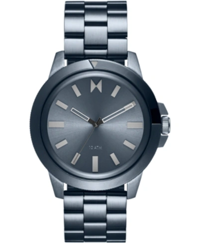 Shop Mvmt Men's Minimal Sport Blue-tone Stainless Steel Bracelet Watch 45mm