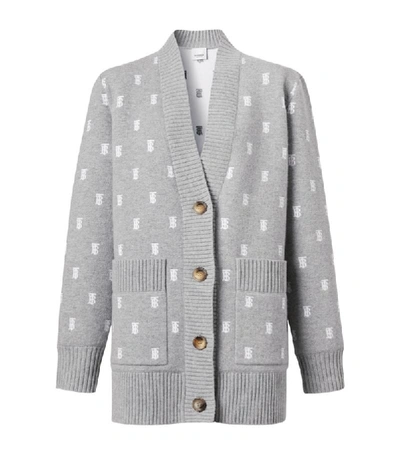 Shop Burberry Tb Monogram Cardigan