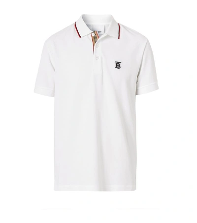 Shop Burberry Tb Monogram Polo Shirt