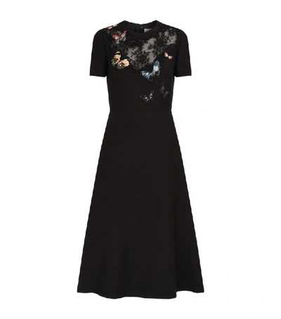 Shop Valentino Embroidered Butterfly Dress