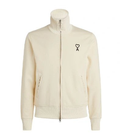 Shop Ami Alexandre Mattiussi Ami Embroidered Ami De Coeur Jacket