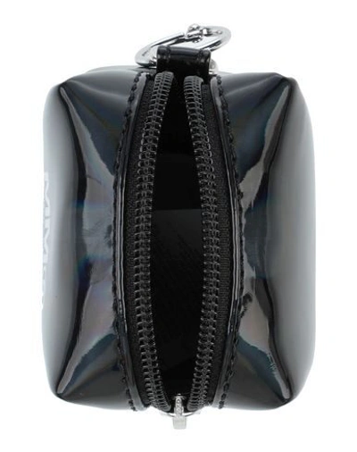 Shop Mm6 Maison Margiela Coin Purses In Black