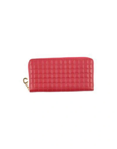 Shop Celine Wallet In Red