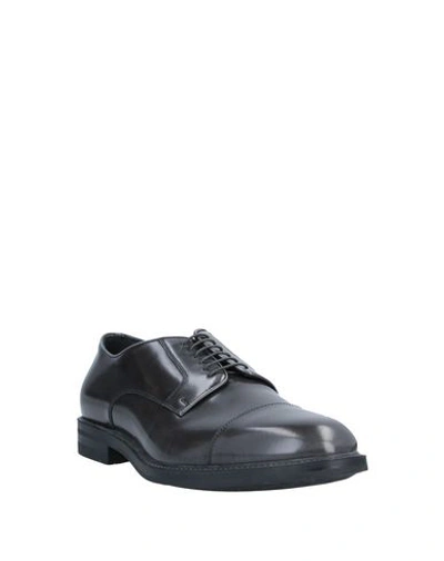 Shop Alberto Guardiani Lace-up Shoes In Lead