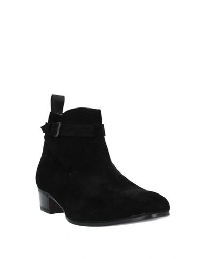 Shop Lidfort Biker Boots In Black