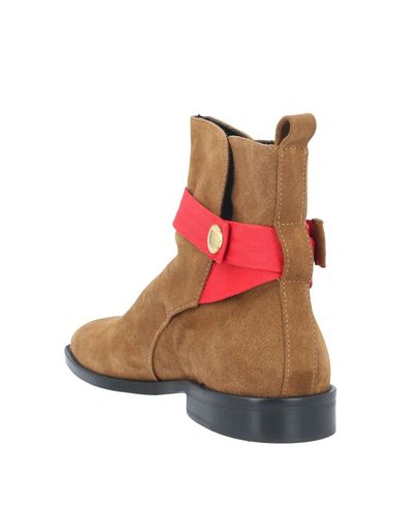 Shop Gcds Ankle Boots In Camel