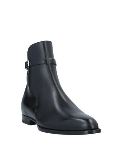 Shop Celine Man Ankle Boots Black Size 9 Soft Leather