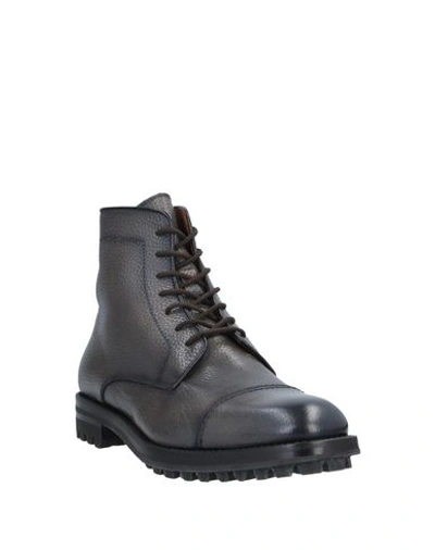 Shop Antonio Maurizi Boots In Grey