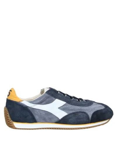 Shop Diadora Heritage Man Sneakers Grey Size 5 Soft Leather