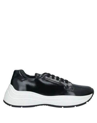 Shop Prada Sneakers In Black