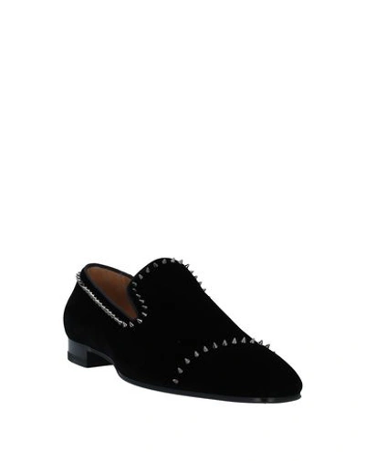 Shop Christian Louboutin Loafers In Black