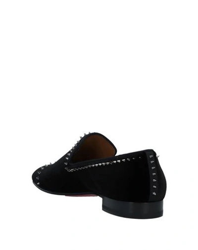 Shop Christian Louboutin Loafers In Black