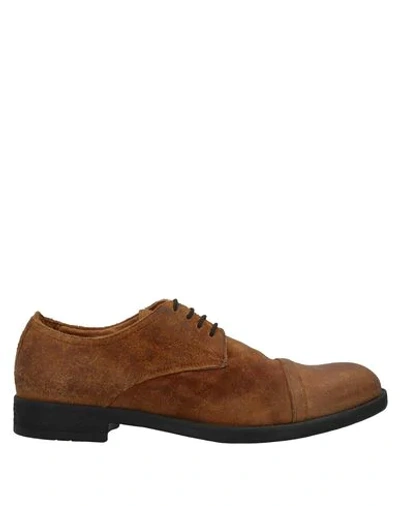 Shop Hundred 100 Laced Shoes In Tan