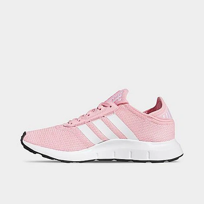 Shop Adidas Originals Adidas Girls' Big Kids' Originals Swift Run X Casual Shoes In Light Pink/cloud White/core Black