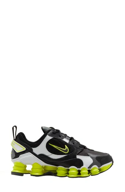 Shop Nike Shox Tl Nova Sneaker In Black/ Black/ Lemon Venom