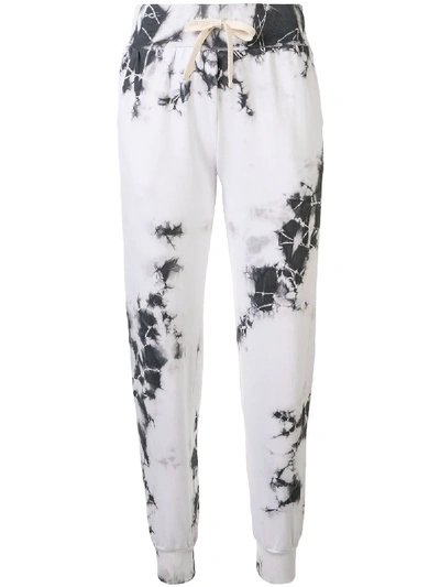 Shop Electric & Rose Parker Tie Dye Track Pants In White