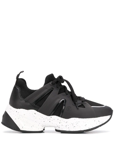 Shop Liu •jo Platform Sneakers In Black