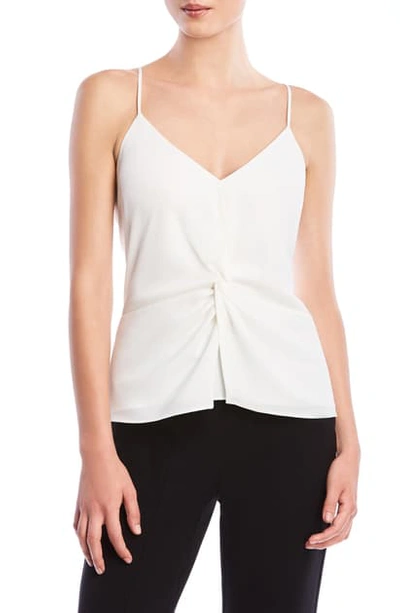 Bailey44 Card Counting Twist-front Camisole In Eggshell