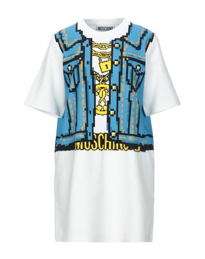 Shop Moschino Woman T-shirt Azure Size 4 Cotton, Elastane In Blue