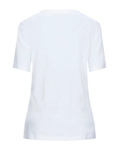 Shop Versace Woman T-shirt White Size M Cotton, Polyester