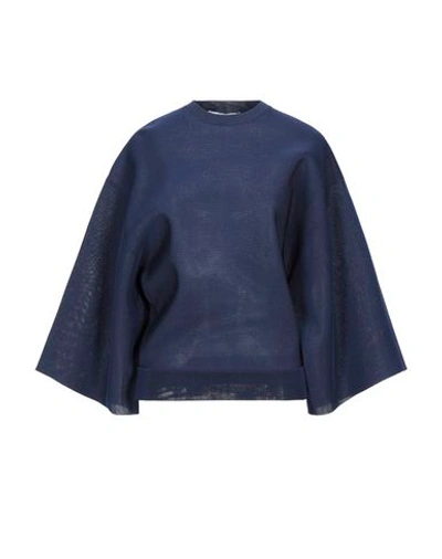 Shop Givenchy Sweatshirts In Dark Blue