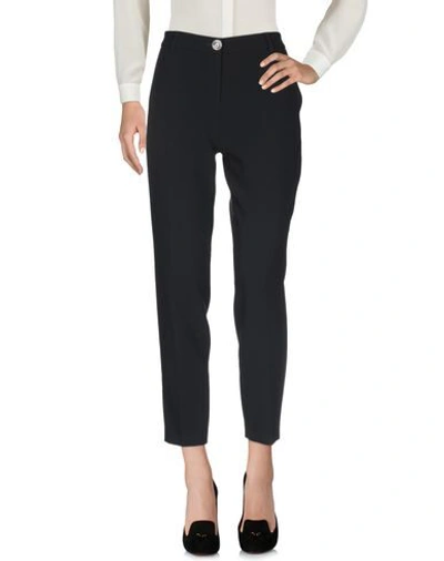 Shop Boutique Moschino Woman Pants Black Size 6 Triacetate, Polyester