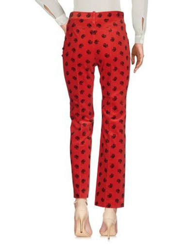 Shop Chloé Woman Pants Red Size 8 Cotton, Elastane, Silk
