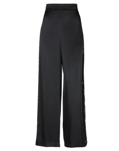 Shop Clips Woman Pants Black Size 6 Acetate, Viscose, Polyester, Polyamide