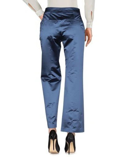 Shop Valentino Garavani Woman Pants Pastel Blue Size 10 Silk
