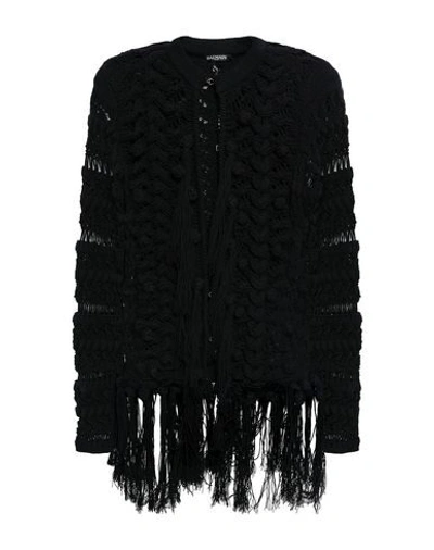 Shop Balmain Cardigan In Black