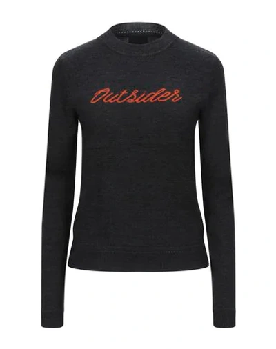 Shop Band Of Outsiders Sweater In Steel Grey