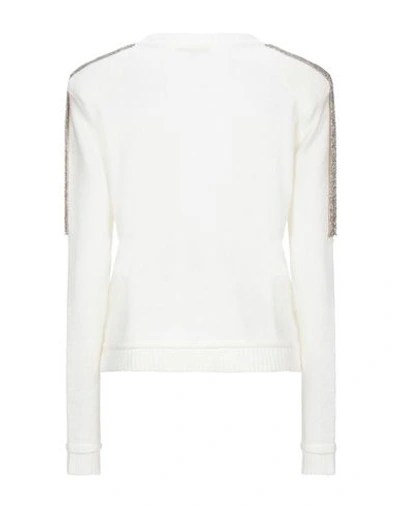 Shop Patrizia Pepe Sweaters In White